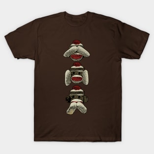 Three Wise Sock Monkeys T-Shirt